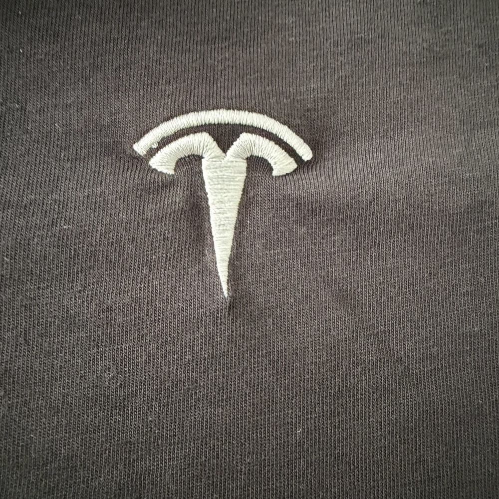 Tesla Black Polo Shirt with Logo - Picture 4 of 11